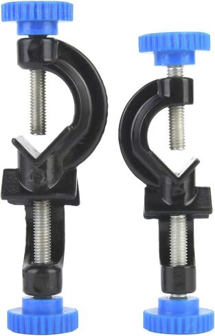 Aluminum Cross Clamp, Durable Lightweight, Lab Stand Clamp Holder, 2 Pcs Set with Adjustable Screw Fixing, for Laborator in Kuwait