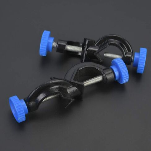 Aluminum Cross Clamp, Durable Lightweight, Lab Stand Clamp Holder, 2 Pcs Set with Adjustable Screw Fixing, for Laborator in Kuwait