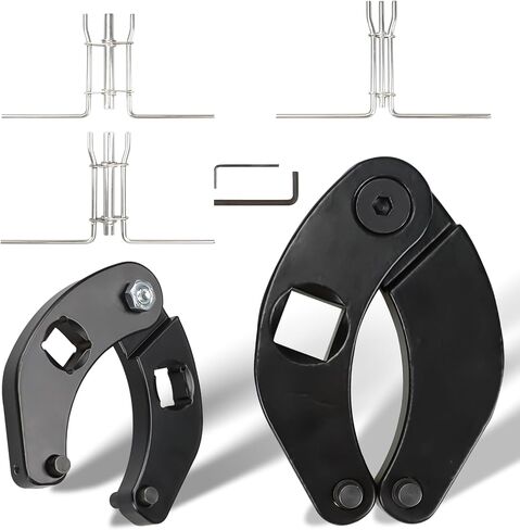3 Pack Hydraulic Seal Installation Tools and 1266 Adjustable Gland Nut Wrench and 7463 Small Universal Gland Wrench For Most Farm and Construction Equipment in Kuwait