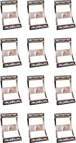 CHALLENGER Lot of 12 Conway Buckles 1" Nickel Horse Saddle Headstall Reins Tack 403RT03-12 in Kuwait