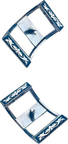 CHALLENGER Lot of 12 Conway Buckles 1" Nickel Horse Saddle Headstall Reins Tack 403RT03-12 in Kuwait
