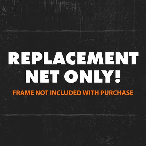 شبكة استبدال ذات فم كبير من Bownet مقاس 7 × 7 بوصات - شبكة تمرين برتقالية متينة - تناسب الفم الأصلي مقاس 7 × 7 أو الفم الكبير - مثالية للتدريب، وتدريبات ملعب البيسبول، وجلسات التدريب، واستخدام التدريب الرياضي in Kuwait