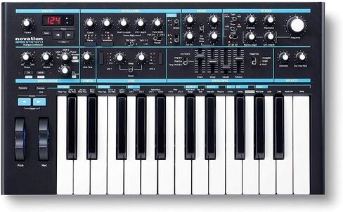 Novation Bass Station II Analogue Monosynth + On-Stage KS6150 Compact MIDI/Synth Utility Stand in Kuwait