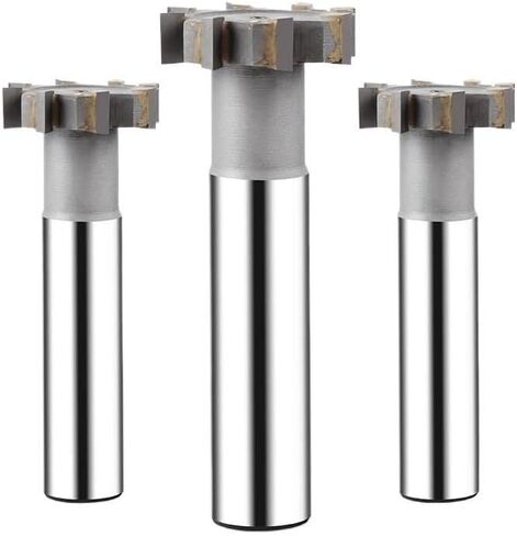 Carbide End Mill 12mm T-Slot Milling Cutter Tip Square Nose for Stainless Steel(Uncoated,12mmx6H x10Dx70L) in Kuwait