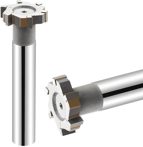 Carbide End Mill 12mm T-Slot Milling Cutter Tip Square Nose for Stainless Steel(Uncoated,12mmx6H x10Dx70L) in Kuwait