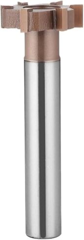 Carbide End Mill 12mm T-Slot Milling Cutter Tip Square Nose for Stainless Steel(Uncoated,12mmx6H x10Dx70L) in Kuwait