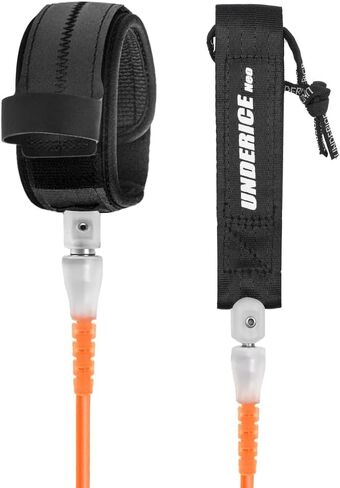 UICE Surfboard Leash 6ft 7ft 9ft - Premium Surf Leash with Swivel Cuff Prevents Tangles Cord for Maximum Security & Confidence in Waves in Kuwait