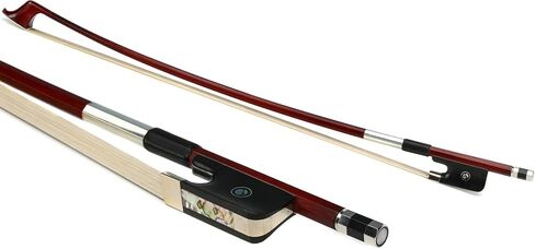 1085DB-F Octagonal Brazilwood Double Bass Bow - French, 3/4 Size in Kuwait