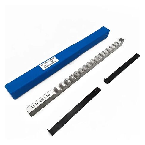 Keyway Broach 2-18mm A1/B1/C1/D1/E1 Push-Type Metric Sized High Speed Steel Keyway Tools for CNC Lathe Precision Engineering(C1-8mm) in Saudi Arabia