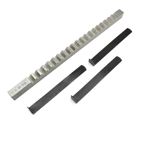18 مللي متر E دفع من نوع HSS Keyway Broach E1-18 أداة القطع متري الحجم لآلة التصنيع باستخدام الحاسب الآلي مع 3 قطعة هندسة دقيقة الرقائق in Kuwait