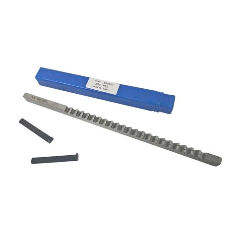 HSS Broach 3/8 C دفع من نوع Keyway Broach حجم البوصة قطع لأدوات آلة التصنيع باستخدام الحاسب الآلي مع الحشوات الهندسة الدقيقة in Kuwait