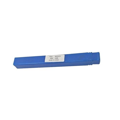 HSS Broach 3/8 C دفع من نوع Keyway Broach حجم البوصة قطع لأدوات آلة التصنيع باستخدام الحاسب الآلي مع الحشوات الهندسة الدقيقة in Kuwait