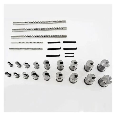 30pcs Inch Sized HSS Groove Keyway Broaches Set Key Broaching Tools Tool 5pcs 1/2''-1-1/2''18pcs Bushings 7pcs Shims Precision Engineering in Kuwait