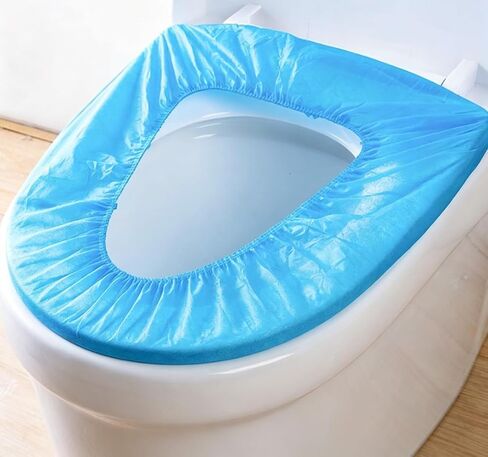5/10pcs Disposable toilet seat cover waterproof non-woven fabric, suitable for travel, hotels, hospitals, and public restrooms (10pcs) in Kuwait