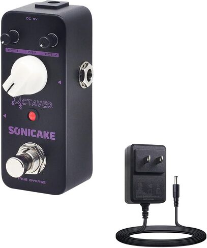 دواسة جيتار SONICAKE Octave ومحول إمداد الطاقة 9 فولت تيار مستمر 1 أمبير in Kuwait