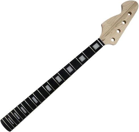 DIY Electric Bass Neck-Reverse Head 22 Fret 34 Inch Maple Nck Rsoewood Fretboard Bolt on Heel for Replacement in Kuwait