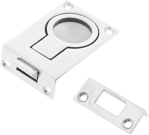 Slide Latch,Gate Bolt Lock, Sliding Door, s Marine 316 Stainless Recessed Hatch Pull Buckle Floor Flush Ring 1 Piece in Kuwait