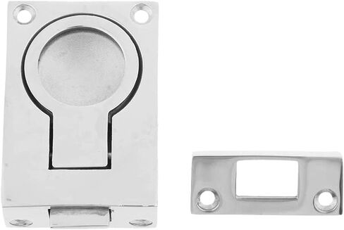 Slide Latch,Gate Bolt Lock, Sliding Door, s Marine 316 Stainless Recessed Hatch Pull Buckle Floor Flush Ring 1 Piece in Kuwait