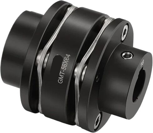 45# Steel Double Diaphragm Shaft Coupling D26mm, L35mm5 8 10 12 15 20(4X6) in Saudi Arabia
