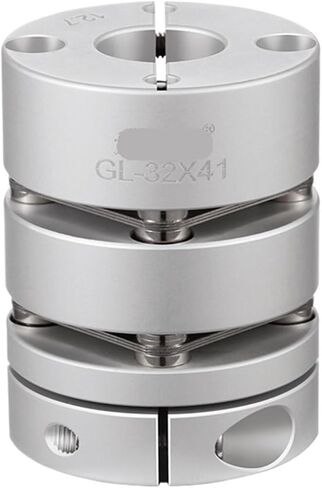 Flexible Shaft Coupling D34 L45 Aluminum Disc Coupling Double Diaphragm Clamp for Inner Hole 5mm 8mm(10x12) in Kuwait