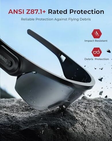 ONNAIS Safety Glasses Black & Wall Mount Trigger Lock in Kuwait