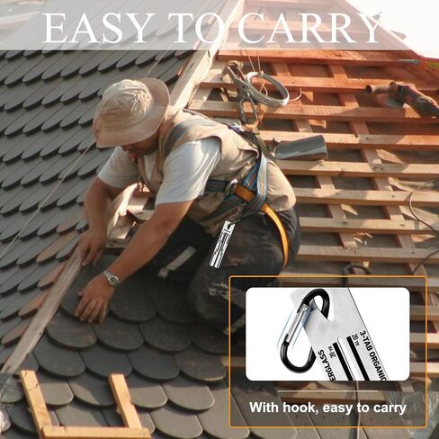 4/09 Shingle Gauge, 5 Pack Measuring Tool for Roof Shingle, Roof Pitch Gauge with Carabiner Roofing Thickness of Roof Tiles in Kuwait