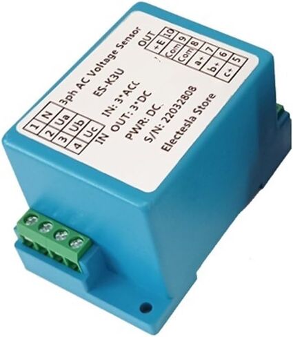 AC Voltage Transmitter Input AC0-600V Voltage Sensor Detector Analog Output 0-5V 0-10V 1-5V High Voltage Closed Loop Sensor DC12V PWR(3ph Ac0-500v,0-10V) in Kuwait