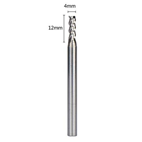 5pcs D4-4-50 Milling Cutters for Aluminum CNC Tools Solid Carbide CNC 3-Flute End Mills Router Bits,Aluminum Composite Panels in Kuwait