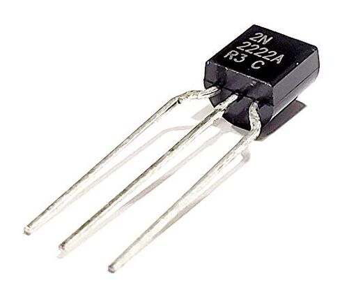 2N2222A 2N2222 2222 ترانزستور BJT NPN 75V 0.6A 625mW 3-Pin TO-92 ترانزستورات ثنائية القطب من السيليكون الفوقي من الدرجة التجارية - تم تصنيعها في ألمانيا (عبوة من 10 قطع) in Kuwait