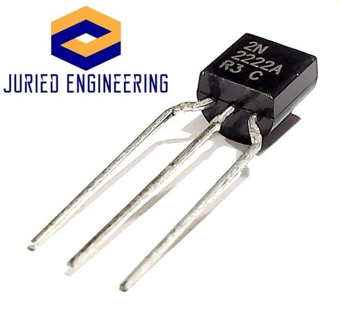 2N2222A 2N2222 2222 ترانزستور BJT NPN 75V 0.6A 625mW 3-Pin TO-92 ترانزستورات ثنائية القطب من السيليكون الفوقي من الدرجة التجارية - تم تصنيعها في ألمانيا (عبوة من 10 قطع) in Kuwait