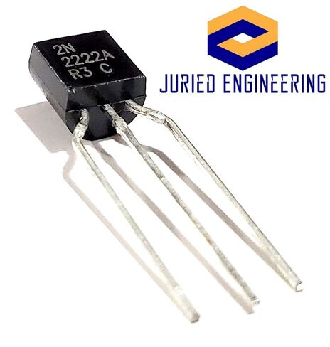 2N2222A 2N2222 2222 ترانزستور BJT NPN 75V 0.6A 625mW 3-Pin TO-92 ترانزستورات ثنائية القطب من السيليكون الفوقي من الدرجة التجارية - تم تصنيعها في ألمانيا (عبوة من 10 قطع) in Kuwait