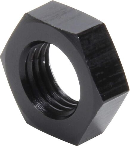 ‎Allstar Performance ALL50099-10 Bulkhead Fitting Nut - 4 an - Aluminum - Black Anodized - Set of 10 in Kuwait