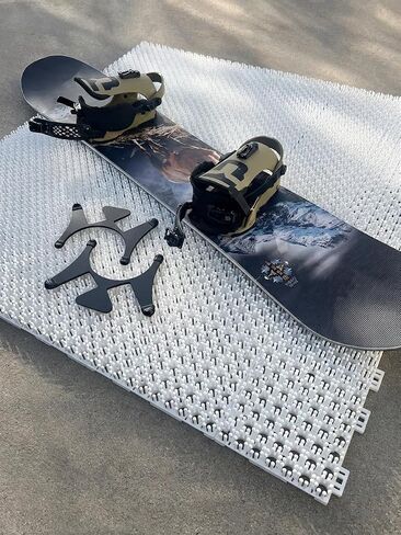 Dryslope Snowboard & Ski Training Mat – Gratori Ground Trick Trainer for Freestyle Practice, Spins, Presses, Balance Training & Off-Season Skill Progression in Kuwait