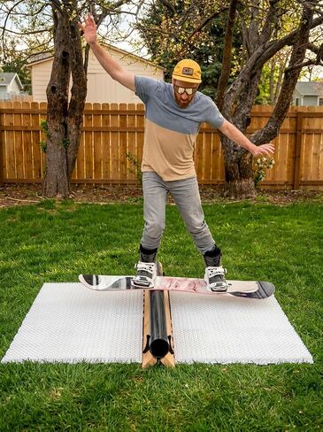 Dryslope Snowboard & Ski Training Mat – Gratori Ground Trick Trainer for Freestyle Practice, Spins, Presses, Balance Training & Off-Season Skill Progression in Kuwait