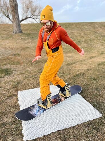 Dryslope Snowboard & Ski Training Mat – Gratori Ground Trick Trainer for Freestyle Practice, Spins, Presses, Balance Training & Off-Season Skill Progression in Kuwait