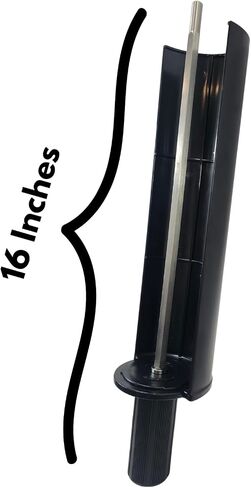 One Ball ROTO-Brush Handle with Guard ONLY 11"/for Snowboard/SKI WAXING Brush in Kuwait