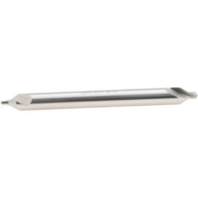 Hertel Combo Drill & Countersink, #5, 7/16" Body Dia, 118°, High Speed Steel, 3/16" Point Dia, Bright Polished Finish, 5" OAL in Kuwait