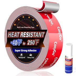 Double Sided Tape Heavy Duty, 15FT Outdoor Heat Resistant Automotive Waterproof Mounting Tape, 1.2In Width Super Strong Adhesion Foam Tape in Kuwait