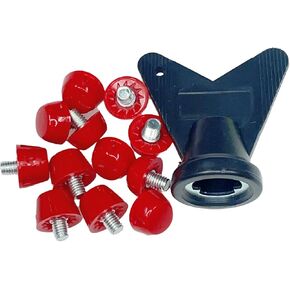 12Pcs Professional Football Shoe Studs for 5MM Threaded Football Soccer Shoes 10mm / 7mm Shoe Replacement Spikes Spikes in Kuwait