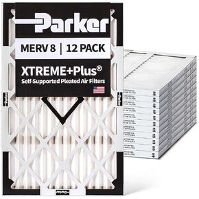 Parker 16x20x2 MERV 8 Xtreme Plus Self-Supported Pleated Air Filters. Case of 12. Exact Size: 15.5x19.5x1.75 in Saudi Arabia