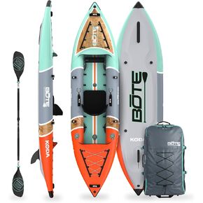 BOTE Koda Aero Inflatable Kayak Packable for Single Rider Adults Kids Family Friendly Blow Up Fishing MAGNEPod Compatible, Multiple Sizes in Kuwait