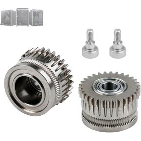 K1 Extruder Gear Kits, All Metal Nickel Plated Hardened Steel Plating Drive Gear K1 Max Extruder Gears Kit Compatible with Ender-3 V3/Ender-3 V3 Plus/K1 SE/K1C/K1/K1 Max 3D Printer in Kuwait