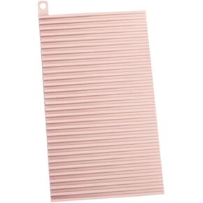 Washboard, Non Slip Washboard Soft for Laundry for Travel and Home(Pink) in Kuwait