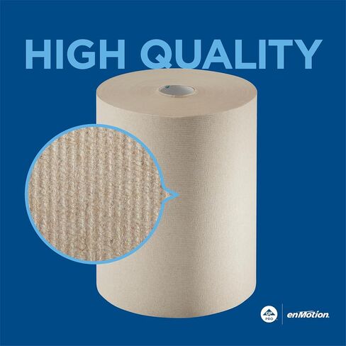 enMotion Georgia‑Pacific (by GP PRO) 10 in 800 Linear Feet Recycled Paper Towel Roll, Brown, 3‑Roll Case Paper Towel Rolls, 89485 in Kuwait