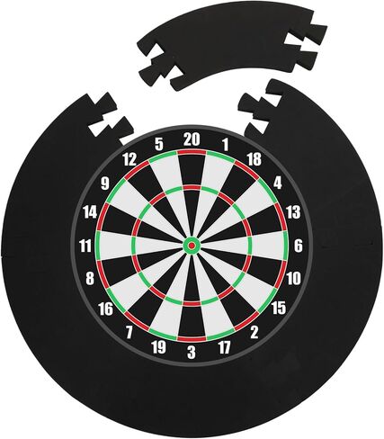 Dartboard Wall Protector, 6 Sections Splicing Round Foam Backboard Surround, 28.5 in Outer Diameter, 18.3 in Inner Diameter EVA Foam Dart Boards Protector, Easy Assembly in Kuwait