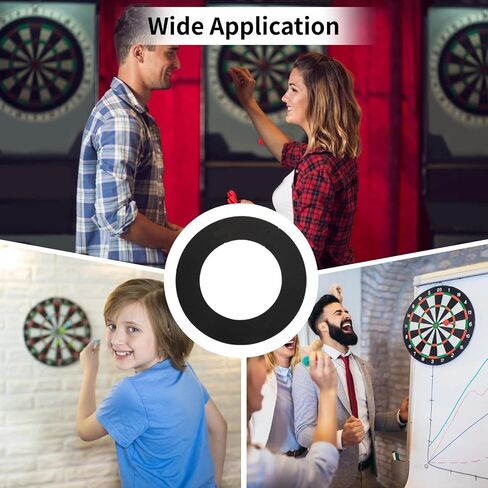 Dartboard Wall Protector, 6 Sections Splicing Round Foam Backboard Surround, 28.5 in Outer Diameter, 18.3 in Inner Diameter EVA Foam Dart Boards Protector, Easy Assembly in Kuwait