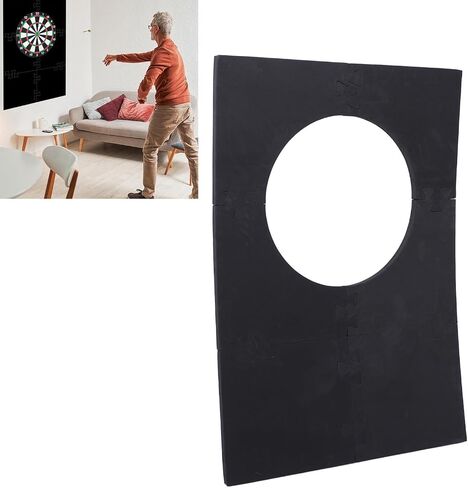 Dartboard Backboard Surround Dartboard Wall Protector Splicing EVA Wall Guard 6 Piece 1 Inch Thick Fits 17.7 18 in Boards with Easy Install for Home Bar Game Room Club in Kuwait