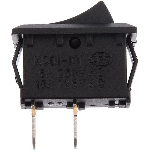 2X On/Off Switch 12V DC Black Rocker 3/4" x 1/2" L x W Rectangular Opening SizeF in Kuwait