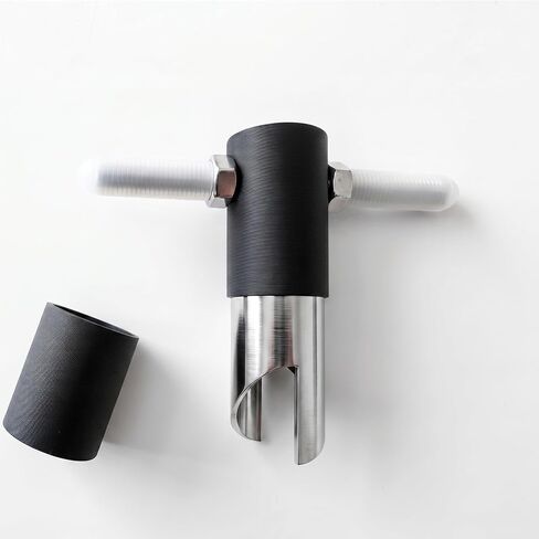 Bowling Ball Finger Insert Removal Tool with Protective Sleeve, 31/32" Diameter 304 Stainless Steel Bowling Grip Remover, Safety Cover Included for Tool Protection & User Safety (Black) in Kuwait