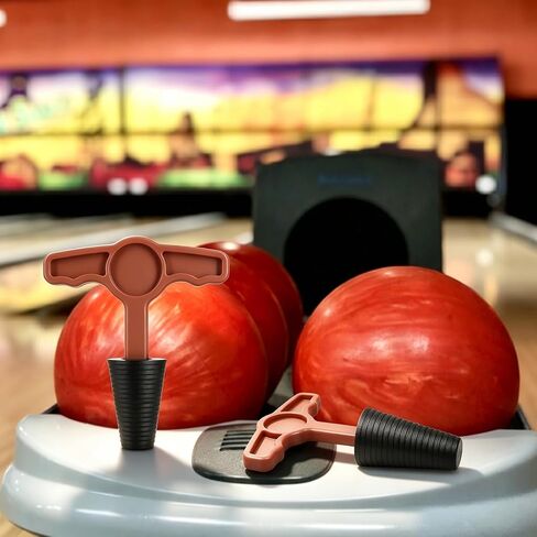 2 Pack Bowling Tape Insert Puller Tool, Grip Switch Remover with Locking Key Thumb & Finger Insert Removal Tool for Bowling Balls Bowling Accessories for Men Women in Kuwait